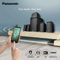 Panasonic SC-HT550GW-K 150 W Bluetooth Home Theater (Black, 5.1 Channel)