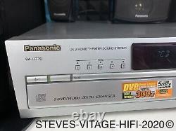 Panasonic SC-HT70 DVD home theater system + REMOTE + BLACK SPEAKERS L@@K FREE PP