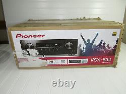 Pioneer 7.2 Channel VSX-834 Atmos 4K Ultra HD Bluetooth Home Theater AV Receiver
