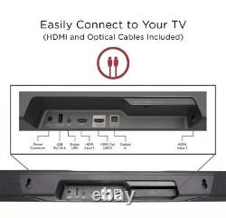 Polk Audio Command Soundbar, 4K HDMI, and Fire TV Compatible For Home Theatre