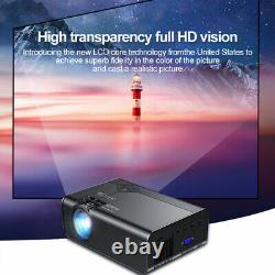 Portable 1080P HD Projector LED Android Projector Video Home Cinema Theater