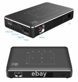 Portable 5000LM DLP Android Wifi 4K HD 1080P 3D Home Theater Projector HDMI 16G
