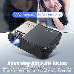 Portable WiFi 3800 LM Same Screen Projector 3D Support 1080P HD Home Theater