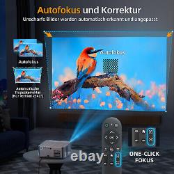 Projector 20000 Lumens 4K 1080P FHD BT WiFi LED Movie Video Home Theater HDMI AV