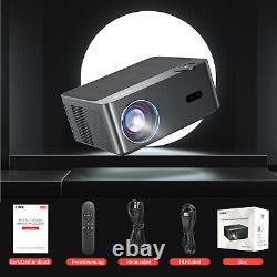 Projector 20000 Lumens 4K 1080P FHD BT WiFi LED Movie Video Home Theater HDMI AV