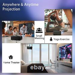 Projector, ELEPHAS Wifi Mini Projector Full HD 1080P and 6000 Lux, Home Theater