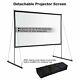 Projector Screen With Stand 150 Inch 169 Hd 4k Home Backyard Theater Camping Uk