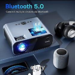 Projector Surewheel E60 12000 Lumens WiFi Bluetooth Full HD 1080P Home Theater
