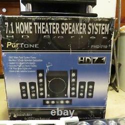 PuRTONE 7.1 Home Theater Speaker System HD Series Model PHD-710 NEW PLZ READ