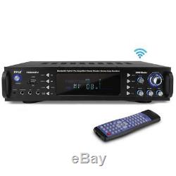 Pyle Bluetooth Hybrid Pre Amp Amplifier Home Theater Stereo Receiver Usb Mp3 Fm