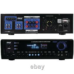 Pyle PT390BTU Digital Home Theater Bluetooth 4 Channel Radio Aux Stereo Receiver