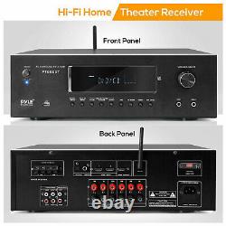 Pyle PT696BT Bluetooth 5.2 Channel 1000 Watt Home Theater Audio/Video Receiver