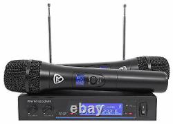 Rockville Bluetooth Home Theater Karaoke Machine System with8 Sub + Wireless Mics