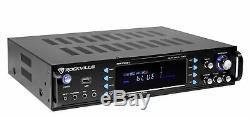 Rockville RPA70WBT 1000w Home Theater Receiver with Bluetooth/Tuner/USB/Mixer+Mics