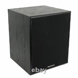 Rockville Rock Shaker 12 Inch Black 800w Powered Home Theater Subwoofer Sub