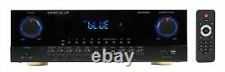 Rockville SingMix 5 2000w Home Theater Receiver with Bluetooth/Echo/Mic inputs