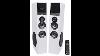 Rockville Tm80b Black Home Theater System Tower Speakers 8 Inch Sub Bluetooth Usb