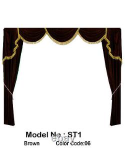 Saaria ST-1 Home Theater Event Stage Movie Hall Screen Curtain Drapes 10'W x 8'H