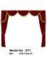 Saaria St-1 Home Theater Velvet Screen Curtains Event Stage Drapes 10'w X 8'h