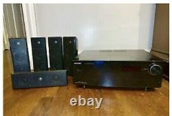 Samsung AV-R720 7.1 Channel Receiver Home Theater Surround Sound and 5 speakers