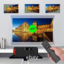 Smart Android 9.0 True 1080p Projector Wifi BT Home Theater 8500Lumens Movie USB