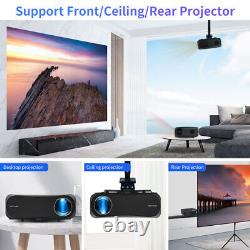 Smart Native 1080p LED Projector Android BT 5G WiFi Home Theater Meeting TV WLAN