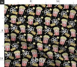 Snacks Theater Cinema Tickets Home 100% Cotton Sateen Sheet Set by Roostery