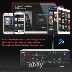 Sound Around Pyle WiFi Stereo Amplifier Receiver Professional Home Theater Audio