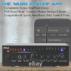 Sound Around Pyle WiFi Stereo Amplifier Receiver Professional Home Theater Audio