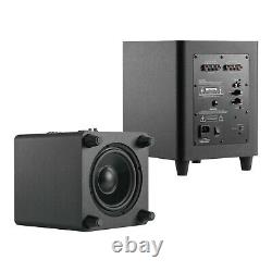 TDX 10-Inch Down Firing Powered Subwoofer Home Theater Surround Sound Black 10