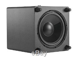 TDX 12-Inch Down Firing Powered Subwoofer Home Theater Surround Sound Black 12