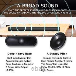 TV Home Theater Soundbar Bluetooth Sound Bar Speaker System &