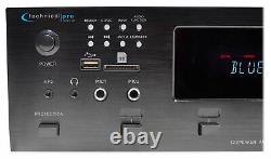 Technical Pro 6000 Watt 6-Zone, 12 Speaker Home Theater Bluetooth Receiver+EQ