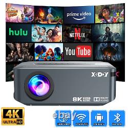 UHD Projector 5G WiFi Bluetooth 4K Android Smart Beamer Home Theater Movie HDMI