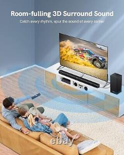 ULTIMEA 100W TV SoundBar 2.1 Bluetooth Speaker 5.0 Home Theater Sound System 3D