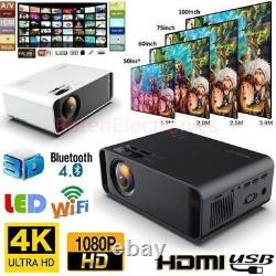 WIFI Smart Home Theater Cinema Projector LED 15000 Lumens 4k 1080P HD 3D Movies