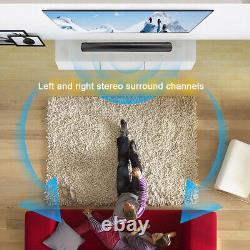 Wireless Bluetooth 5.0 TV Soundbar Home Theater Sound Bar Subwoofer Speaker USB