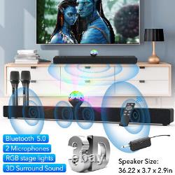 Wireless Sound Bar Speaker Bluetooth Speaker Subwoofer Surround TV Home Theater