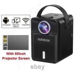 X8 Mini Portable Projector With Screens Android 5G WIFI Home Theater Cinema Proj