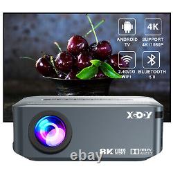 XGODY 4K Projector UHD LED Portable Android 5G WiFi Bluetooth 1080P Home Theater