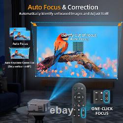 XGODY 4k Autofocus Portable Projector UHD 5G Wifi Home Theater Cinema Android UK