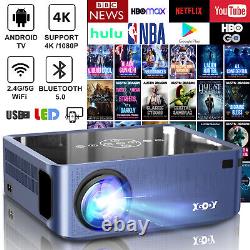 XGODY 5G WiFi Bluetooth UHD Projector LED Android 4K Home Theater Cinema HDMI UK