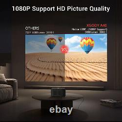 XGODY Projector 4K Bluetooth 5G WiFi Mini Home Theater Cinema Video Projector