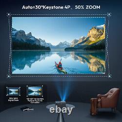 XGODY Projector Smart 18000 Lumen 5G WiFi Bluetooth UHD 4K Android Home Theater