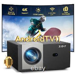 XGODY Projector Smart 5G WiFi Bluetooth UHD 4K Android Home Theater 18000 Lumen