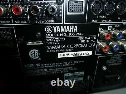 YAMAHA RX-V663 7.2ch Home Theater Receiver WithHDMI and FreeDVD Movie