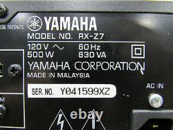 Yamaha RX-Z7 7.1 Channel Natural Sound Home Theater Audio/Video A/V Receiver