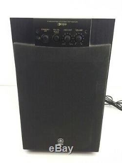 Yamaha Subwoofer 8 Home Theatre Yst-sw105 Sub Active Black Powered 100w Forward